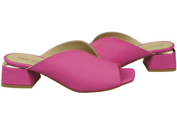 Damen Schuhe Absätze Flip Flops Fuchsie Naturleder 210 ElitaBut