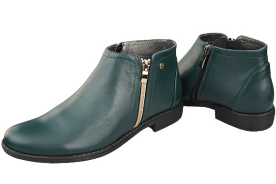 Damenschuhe Damenstiefel Warmes Naturleder Malachite 872 Von Elitabut