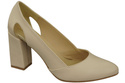 Damenschuhe Beige Pumps, Naturleder 184 ElitaBut