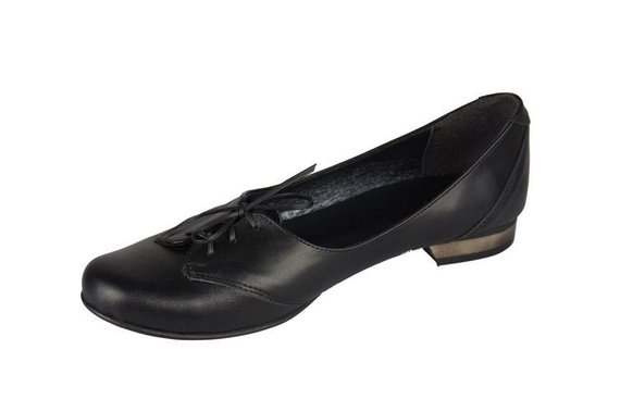 Damen Ballerinas, Naturleder, Schwarz 700 ElitaBut