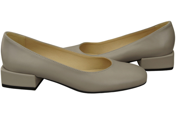 Bequeme Frauen Schuhe Helle Esche Flats Natural Leder 204 ElitaBut