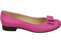 Damen Ballerinas Naturleder Fuchsia 702 ElitaBut
