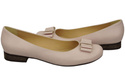 Damen Ballerinas Naturleder Puderrosa 702 ElitaBut