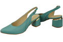Damenschuhe Türkis Sandalen Naturleder 196 ElitaBut