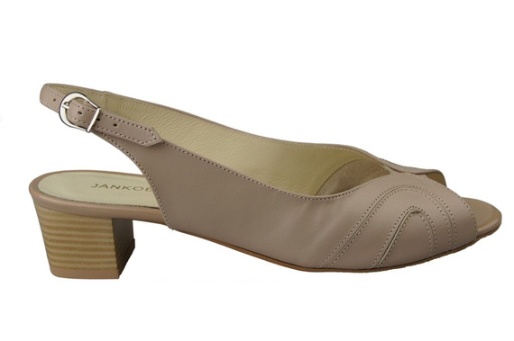 Damenschuhe Sandalen, Naturleder, Cappuccino Lico 991 ElitaBut