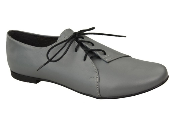 Damen Ballerinas Grau, Naturleder 110 ElitaBut