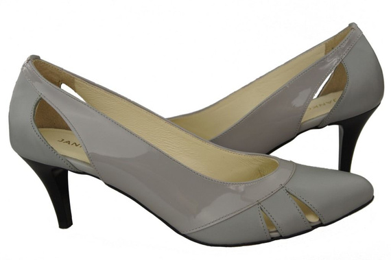 Damenschuhe Pumps Grau Naturleder 995 ElitaBut