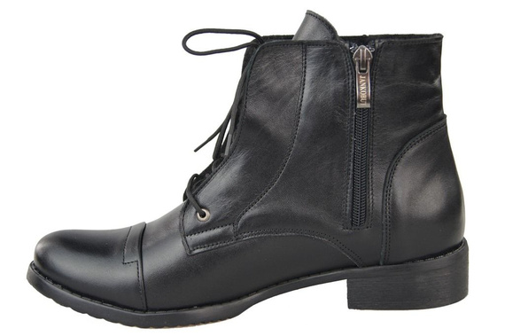 Damen Winterstiefel, Naturleder, Schwarz 820 Z ElitaBut