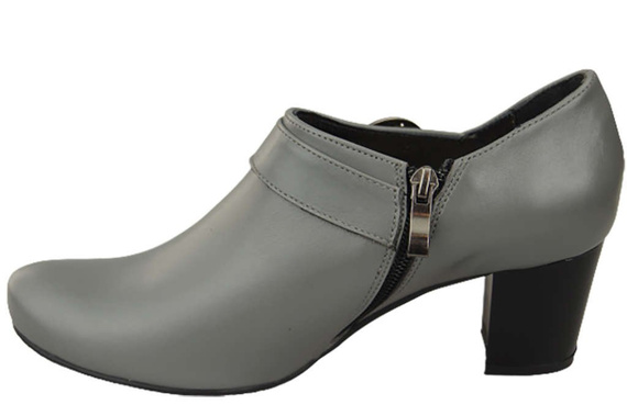 Schuhe Damenschuhe, Naturleder, Grau 826 ElitaBut