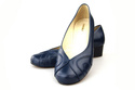 Damenschuhe Pumps, Naturleder, Marineblau 786 ElitaBut