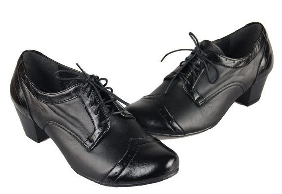 Schuhe Damenschuhe, Naturleder, Schwarz 550 ElitaBut