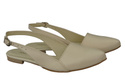 Schuhe Damen Sandalen Beige Naturleder 996 ElitaBut