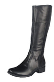 Damenstiefel, Naturleder, Schwarz 636 ElitaBut