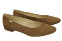 Damenschuhe Ballerinas Oliv, Naturleder, Wildleder 131 ElitaBut