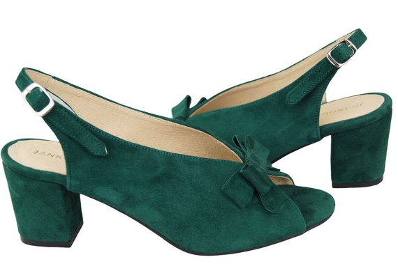 Damenschuhe Malachit-Sandalen, Naturleder, Wildleder 148 ElitaBut