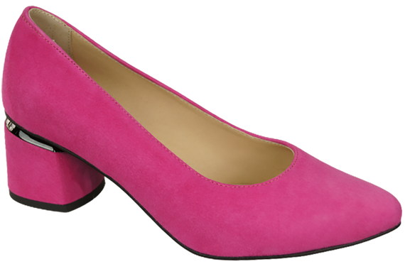 Damenschuhe Pumps Fuchsia Natürliches Wildleder 143 Von ElitaBut