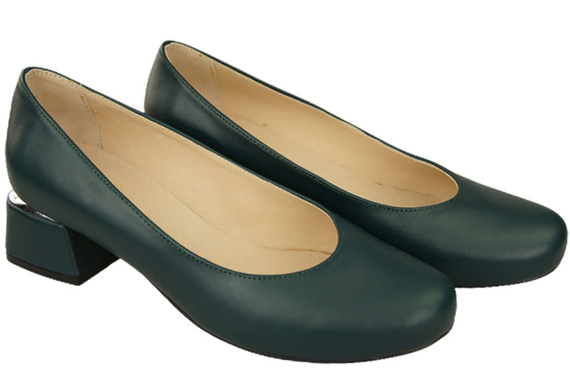 Damenschuhe Pumps Naturleder 159 Malachit ElitaBut