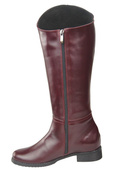 Schuhe Damenstiefel Stiefel, Naturleder 124 Bordo ElitaBut