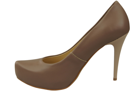 Damen Footwear Cappuccino Dunkel Stiletto Pumps Naturleder 205 ElitaBut