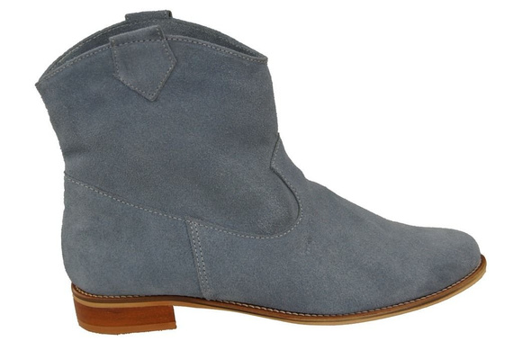 Damenschuhe Frühling / Herbst, natürliches Veloursleder, Grau 132 L ElitaBut