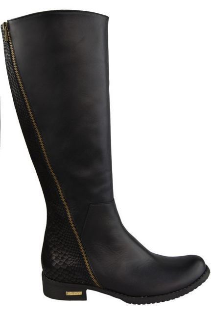 Damenstiefel, Stiefel, Naturleder, Schwarz 947 ElitaBut