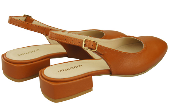 Damen Schuhe Sandalen Rotes Flacher Absatz Naturleder 206 ElitaBut