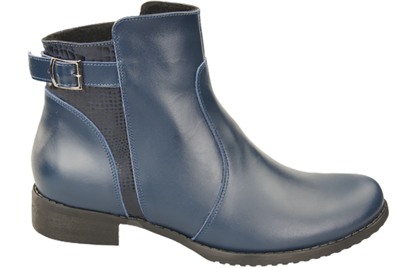 Winterstiefel für Damen, Naturleder, Marineblau 156 von ElitaBut