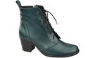 Winter-Schnürstiefeletten für Damen, Naturleder, Malachite 188, von ElitaBut
