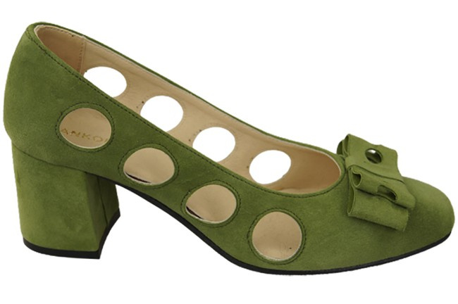 Damenschuhe Pistazienpumps Natürliches Wildleder 182 ElitaBut