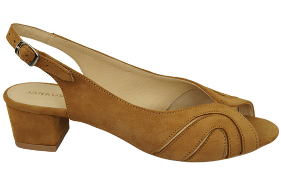 Damenschuhe Sandalen, natürliches Wildleder, Rude 991 ElitaBut