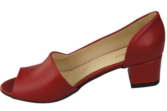 Damenschuhe Sandalen Rot Naturleder 147 ElitaBut