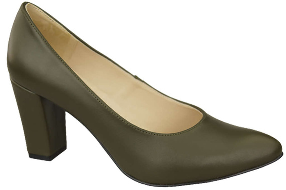 Damenschuhe Olivenpumps, Naturleder 170 ElitaBut