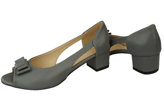 Damenschuhe Sandalen Grau Naturleder 145 ElitaBut