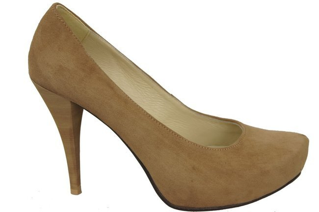 Damenschuhe Pumps Oliv Naturleder Wildleder 644 ElitaBut