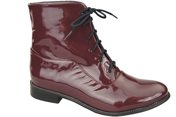 Damenschuhe Frühling/Herbst Naturleder Burgund Patent 155 L ElitaBut