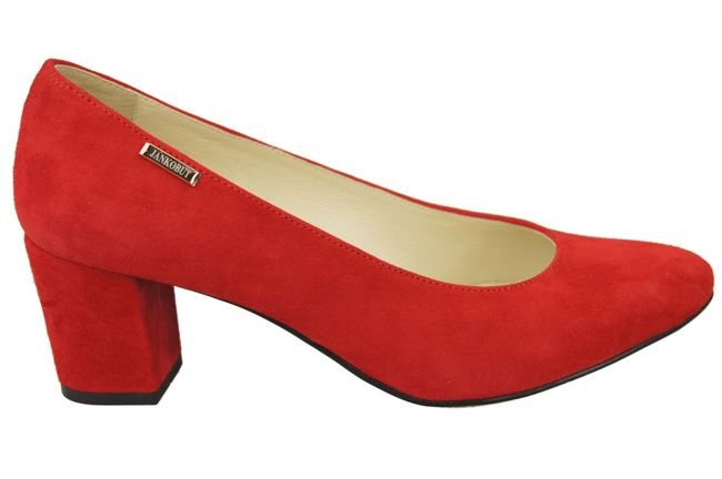 Damenschuhe Pumps Rot Naturleder Wildleder 106 ElitaBut