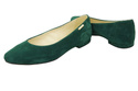 Damenschuhe Ballerinas Malachit Naturleder Wildleder 131 ElitaBut