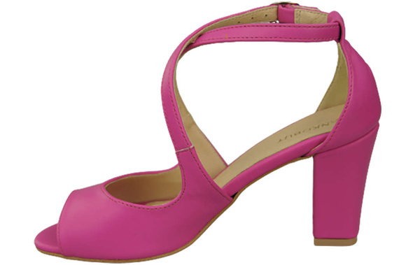 Damenschuhe Sandalen Fuchsia Naturleder 186 ElitaBut