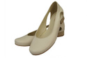 Damen Ballerinas Beige Naturleder 103 ElitaBut