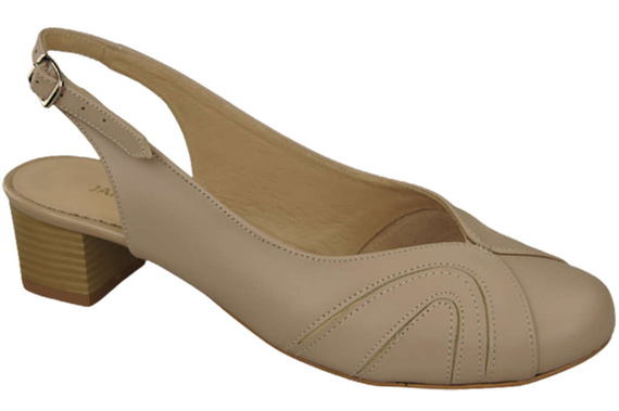 Damenschuhe Sandalen, Naturleder Cappuccino Lico 842 ElitaBut
