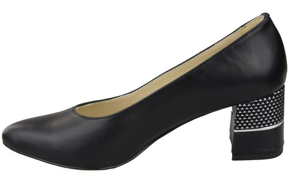 Damenschuhe Pumps Schwarz Naturleder 142 ElitaBut