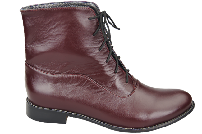 Damenschuhe Frühling/Herbst Naturleder Burgund 155 L ElitaBut