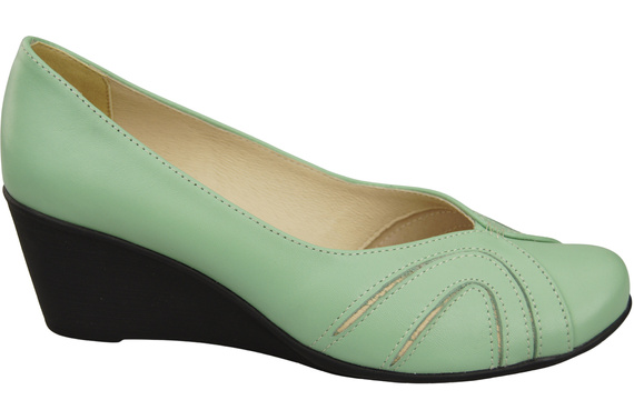 Damen Schwarz Naturleder Gestiefelte Minze 828 ElitaBut