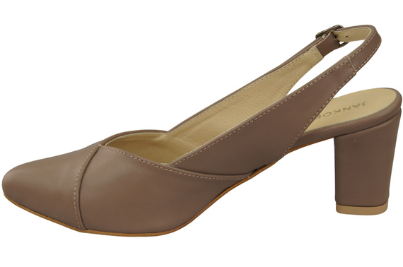 Damen Footwear Cappuccino Dunkel Stiletto Sandalen Natural Leder 217 ElitaBut