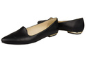 Damen-Ballerinas „Lords“, Naturleder, Schwarz 914 ElitaBut