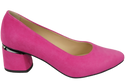 Damenschuhe Pumps Fuchsia Natürliches Wildleder 143 Von ElitaBut