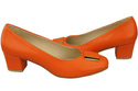 Damenschuhe Pumps Naturleder 187 Orange ElitaBut