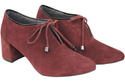 Damenschuhe, Burgunderschuhe, Naturveloursleder 183 ElitaBut