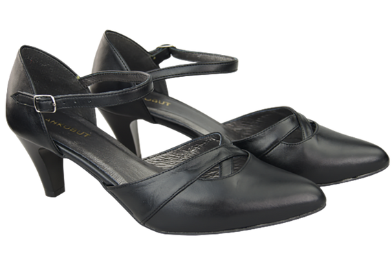 Damenschuhe Sandalen Schwarz Naturleder 151 ElitaBut