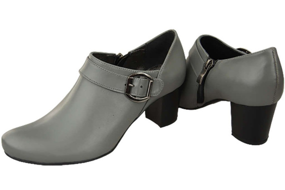 Schuhe Damenschuhe, Naturleder, Grau 826 ElitaBut